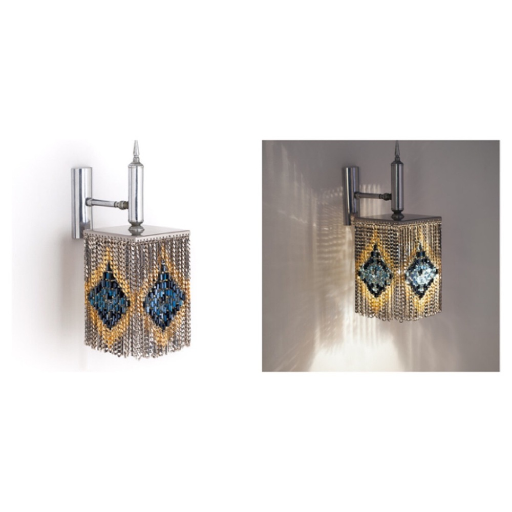 Handmade chandelier ceiling lamp one of a kind